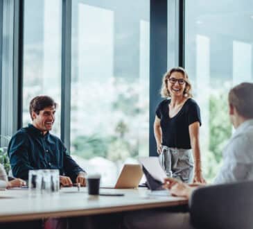 Business people meeting