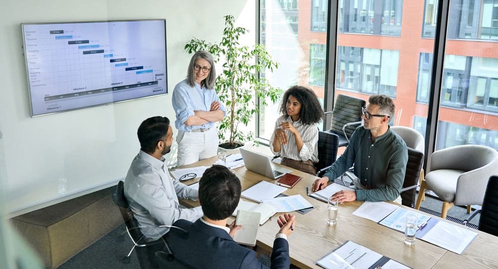 Business people meeting